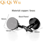 Personalized Mens Cufflinks Engraved Name Initials French Shirt Cufflink