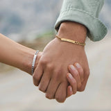 Coordinates Bracelet Couple Bracelets Personalised Stainless Steel Bangle