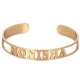 Custom Coordinates Cuff Bracelet Roman Numeral Date Bangle