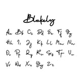 Crystal Name Letter Necklace Women Diamond