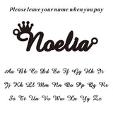 Crystal Name Necklaces Personalized Diamond Letter Pendant