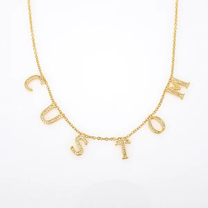 Crystal Pendant Necklace Stone Chain Zirconia Necklaces Women