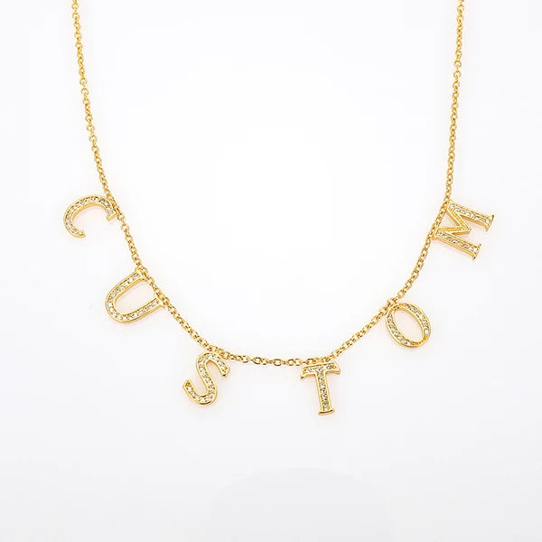 Crystal Pendant Necklace Stone Chain Zirconia Necklaces Women