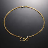 Custom Cuban Chain Arabic Name Necklace Ethnic Jewelry