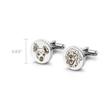 Custom Pet Portrait Cufflinks-Groom Gift-Personalized Memorial-Handmade