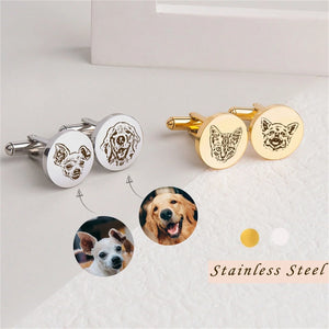 Personalized Photo Cufflinks Valentines Gift For Him