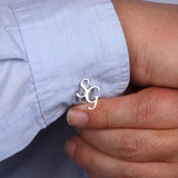 Personalized Stainless Steel Cufflinks For Groom