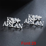 Personalized Stainless Steel Cufflinks For Groom
