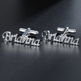 Personalized Stainless Steel Cufflinks For Groom