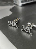 Monogram Letter Cufflinks Initial Name Cufflinks For Men