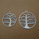 Tree Life Key Chain Name Gift Personalized Key Ring Memorial