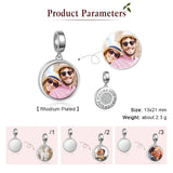 DIY Photo Round Charms for Bracelets Pendants Beads Jewelry Making (JewelOra)