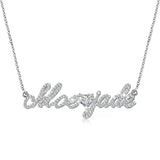 Diamond Name Necklace Couple Gift For Lover