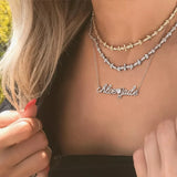 Diamond Name Necklace Couple Gift For Lover