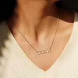 Zircon Diamond Necklace with Pave Crystal Pendant