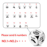 Food Dice Decision Maker for Couples - Fun Date Night Gift