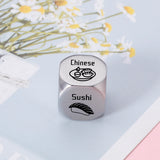 Food Dice Decision Maker for Couples - Fun Date Night Gift