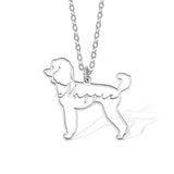 Dog Name Necklace Personalized Stainless Steel Pendant Anime Pet/Cat Jewelry