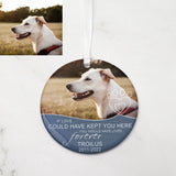 Dog Photo Charm Car Pendant Rearview Mirror Hanging Pet Memorial Gift