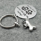 Dog Urn Keychain Ashes Key Chain Dog Ashes Jewelry Pet Loss Key Ring