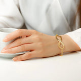 Personalized Double Name Bracelet Stainless Steel Jewelry