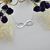 Personalized Double Name Bracelet Stainless Steel Jewelry