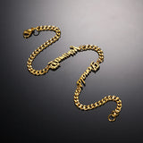 Personalized Name Bracelet Cuban Chain for Women