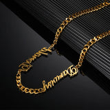 Personalized Name Bracelet Cuban Chain for Women
