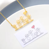 Personalized Children Artwork Necklace with Box