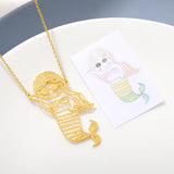Personalized Children Artwork Necklace with Box