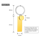 Personalized Engraved Drive Safe Keychain Men Women Stainless Steel Key Ring