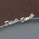 Stainless Steel Stud Earrings Gift Personalized Earrings Letters Eardrop