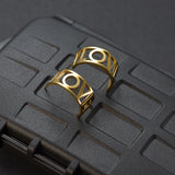 Personalized Stainless Steel Hollow Out Letters Earrings