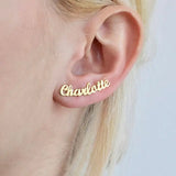 Personalized Name Stainless Steel Earrings for Women