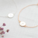 Personalized Engrav Date Bracelet A-Z 26 Letter Women