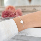 Personalized Engrav Date Bracelet A-Z 26 Letter Women