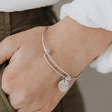Personalized Handwriting Bangle Bracelet Fingerprint Jewelry Gift