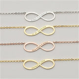 Infinite Symbol Names Necklace for Women - Personalized Choker Necklaces