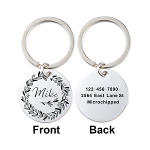 Engraved Personalized Metal Pet Tag