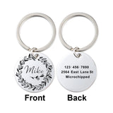 Engraved Personalized Metal Pet Tag