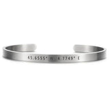 Personalized Stainless Steel Name Bangle Bracelet