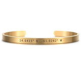 Personalized Stainless Steel Name Bangle Bracelet