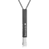 Personalized Engraved Bar Necklace & Bracelet Stainless Steel Jewelry