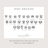 Dog Shape Necklace Stainless Steel Pendant Pet Dog Accessory