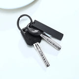 Engraved Keychain Personalized Gift for Him Her Men Women