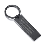 Engraved Keychain Personalized Gift for Him Her Men Women