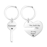 Hold The Key To My Heart Couple Lover Keychain Set