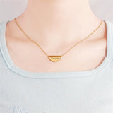 Engraved Name Necklace Handbag Pendant Stainless Steel Choker