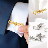 Personalized Initials Cufflinks Men's Wedding Shirt Letter Cufflinks