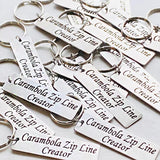 Engraved Name Keychain for Women Stainless Steel Couple Keychain Gift